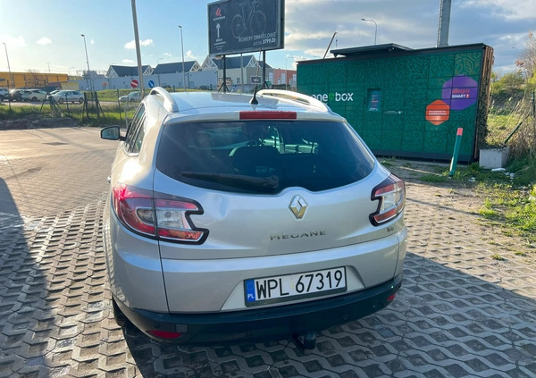 Renault Megane cena 17500 przebieg: 231274, rok produkcji 2010 z Gdańsk małe 29